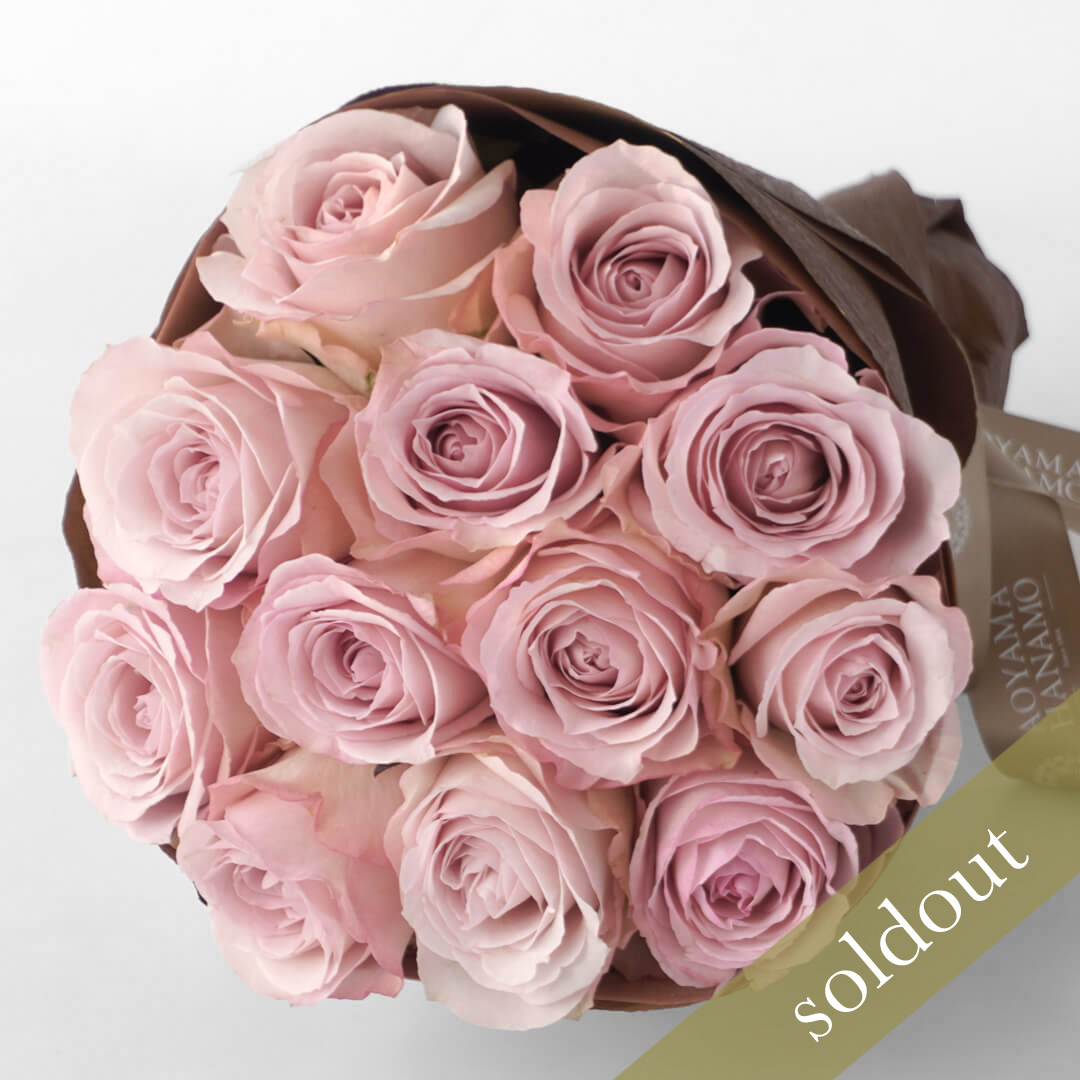 【母の日】淡いピンクのバラの花束