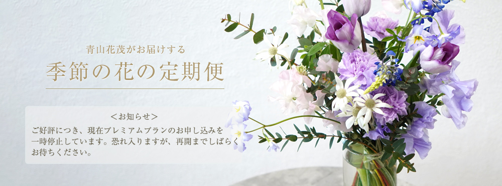 季節の花の定期便