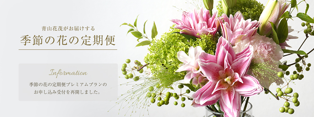 季節の花の定期便