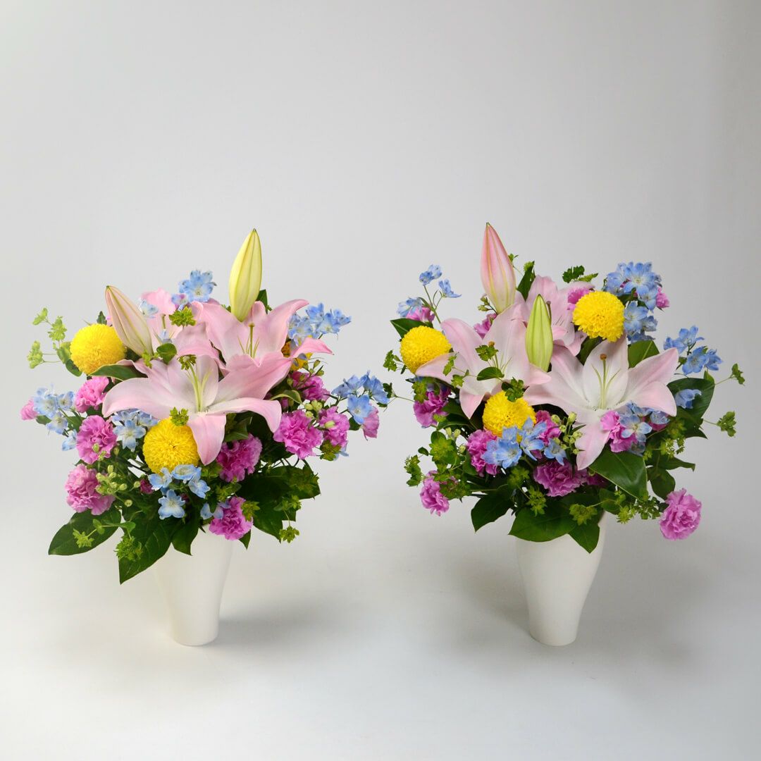 ご仏花（ご墓前へのお供えの花）一対｜青山花茂本店