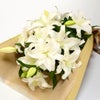 お供え花 カサブランカの花束