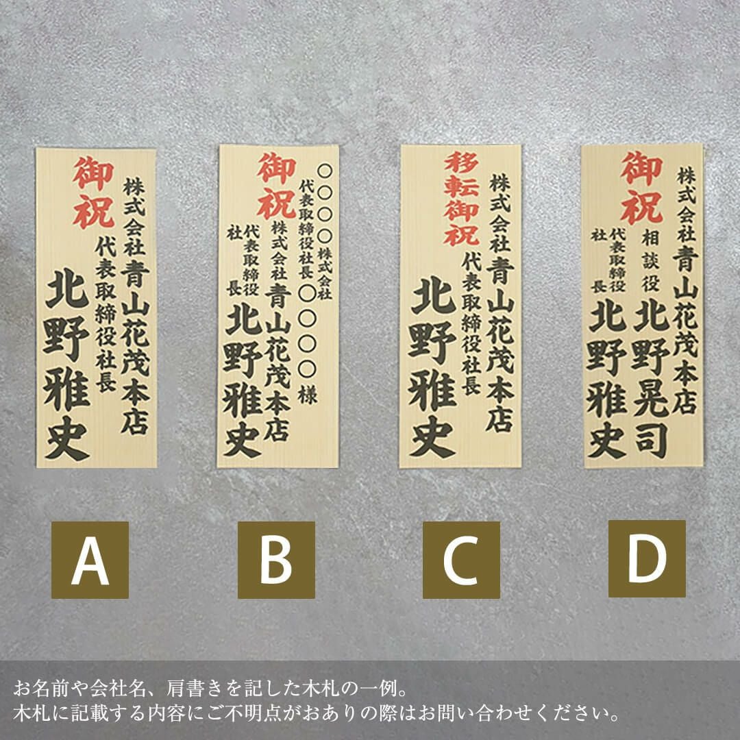 胡蝶蘭（大輪 3本立ち）｜青山花茂本店