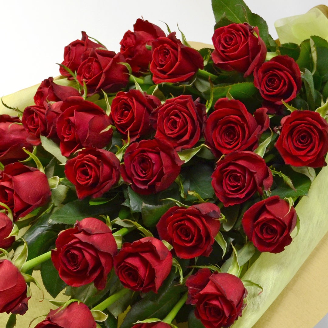 大切な人へ  薔薇 お好みの本数指定】赤バラの花束｜青山花茂本店