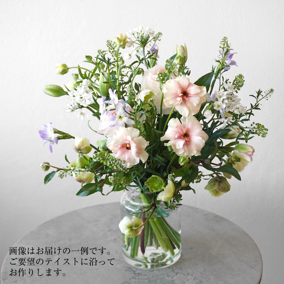 季節の花の定期便【プレミアムプラン23区限定版＜毎週コース(水曜