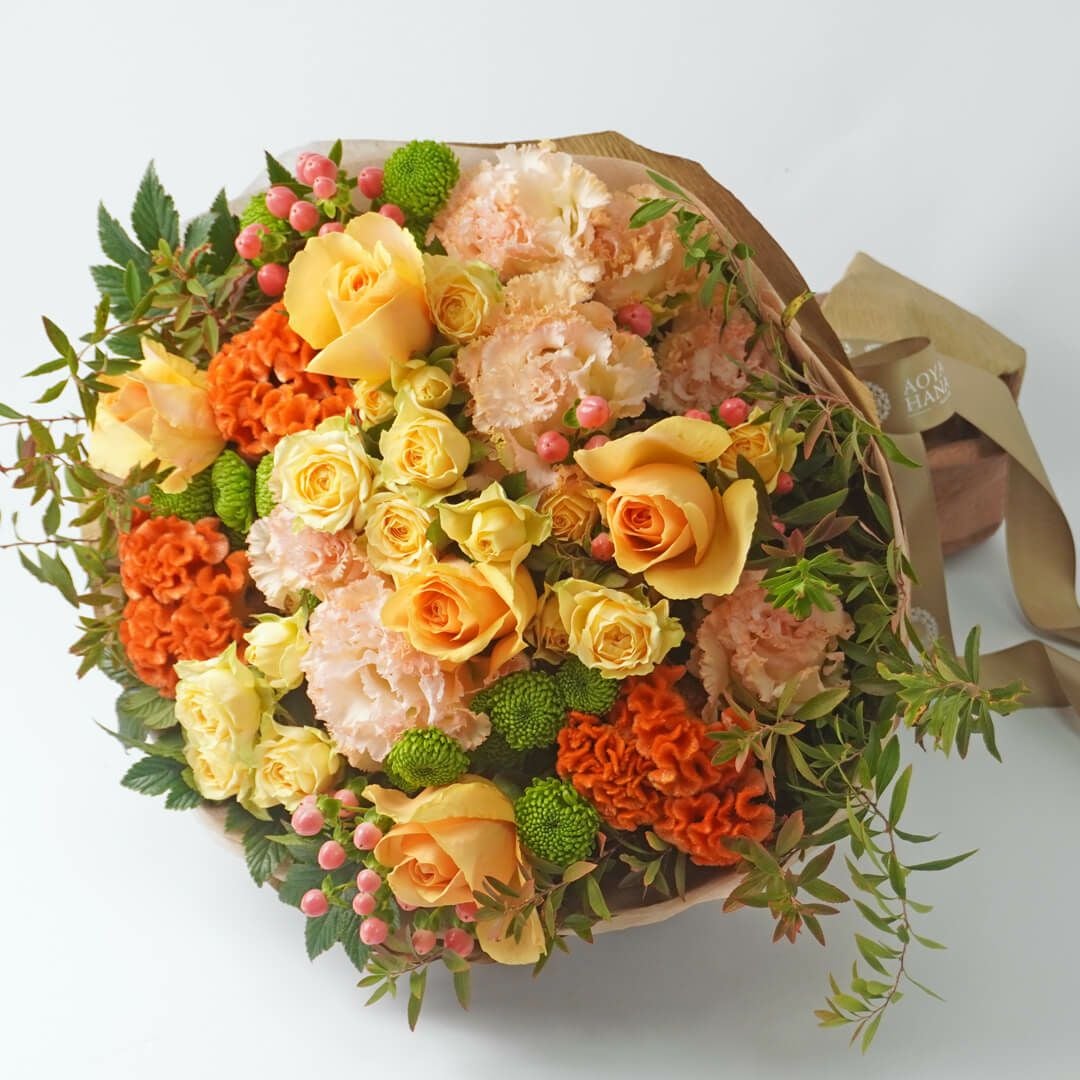 秋の花束＜ジョニール＞｜青山花茂本店