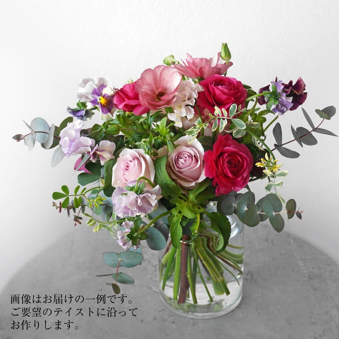 季節の花の定期便【プレミアムプラン全国版＜月1回コース(第2日曜