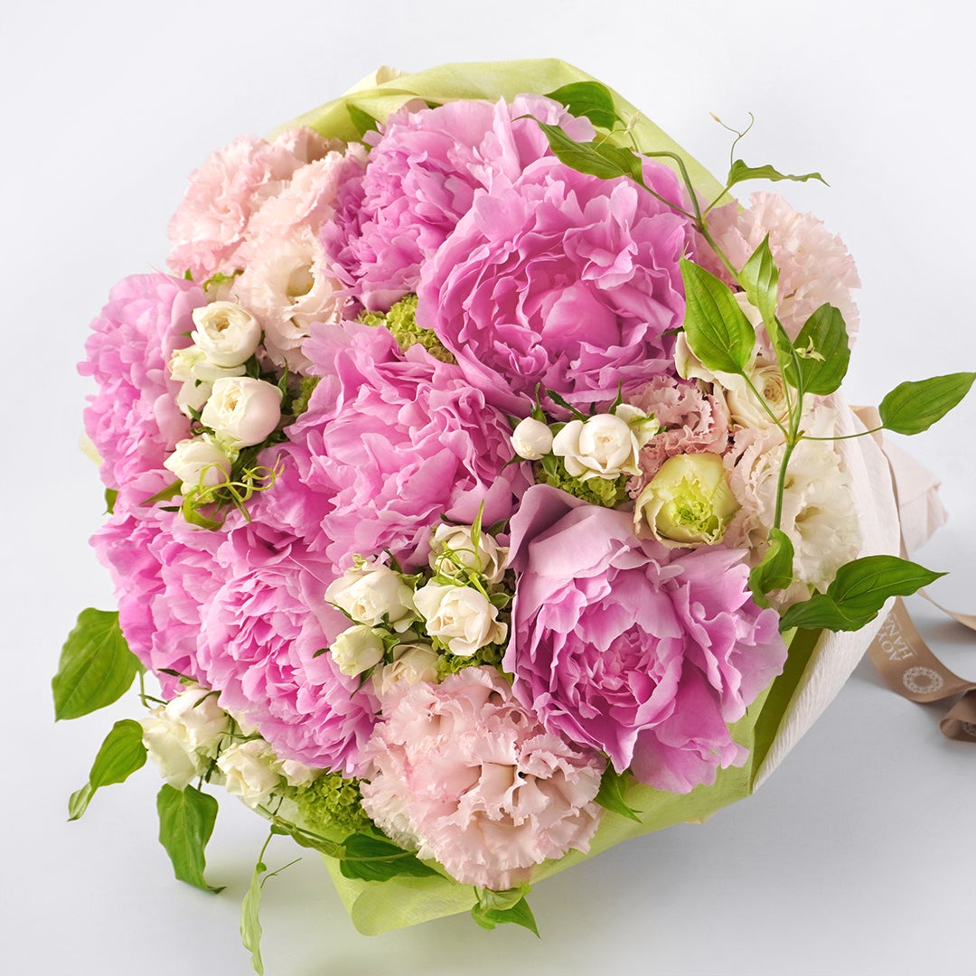 芍薬（ピオニー）の花束＜プライマル＞ | 青山花茂本店