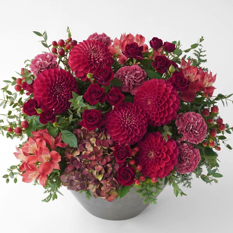 【お歳暮・クリスマス】ダリアやカーネションのアレンジメント