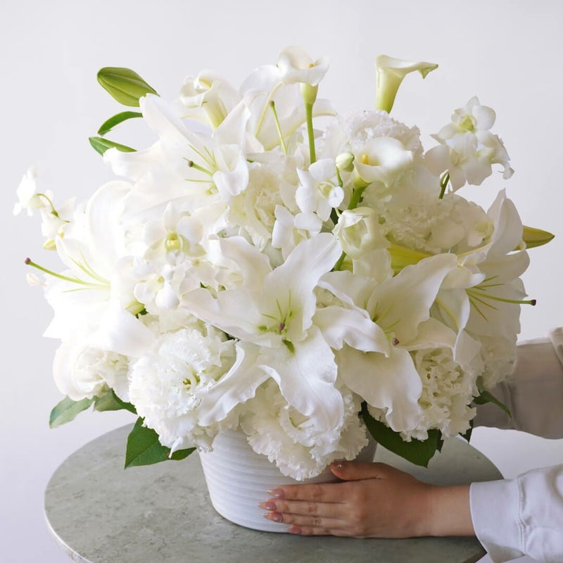 【お急ぎ・枕花】アレンジメントLサイズ（ご供花）