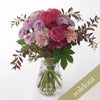 【敬老の日】濃いピンクのバラのおまかせ花束