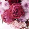 【敬老の日】濃いピンクのバラのおまかせ花束